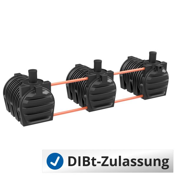 Abwassersystem AQa.Line 9000 Liter (mit DIBt-Zulassung) – grundwasserstabil