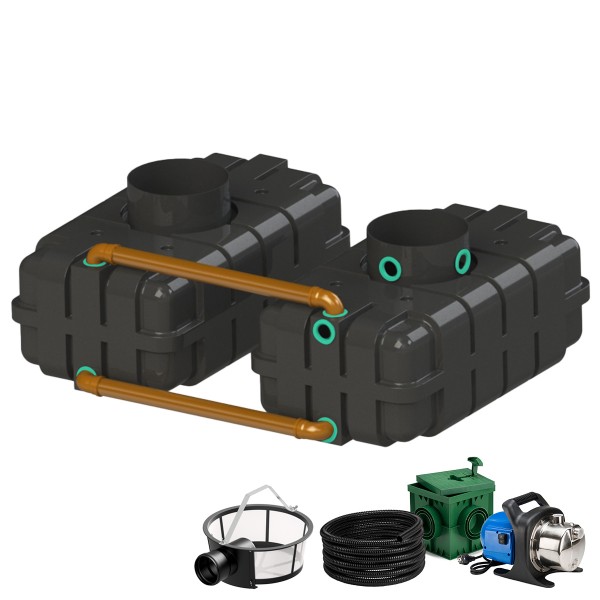 Regenwasseranlage Smart 3400 Liter Garten